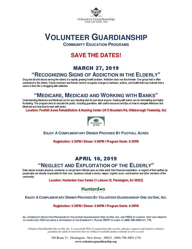 Spring 2019 Education Series